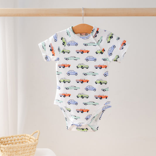 Vintage Road Trip Organic Cotton Onesie-Rogue Magnolia Custom Designs