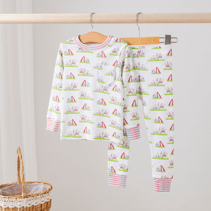 Mascot Mania in Alabama Organic Cotton Kids Pajamas-Rogue Magnolia Custom Designs