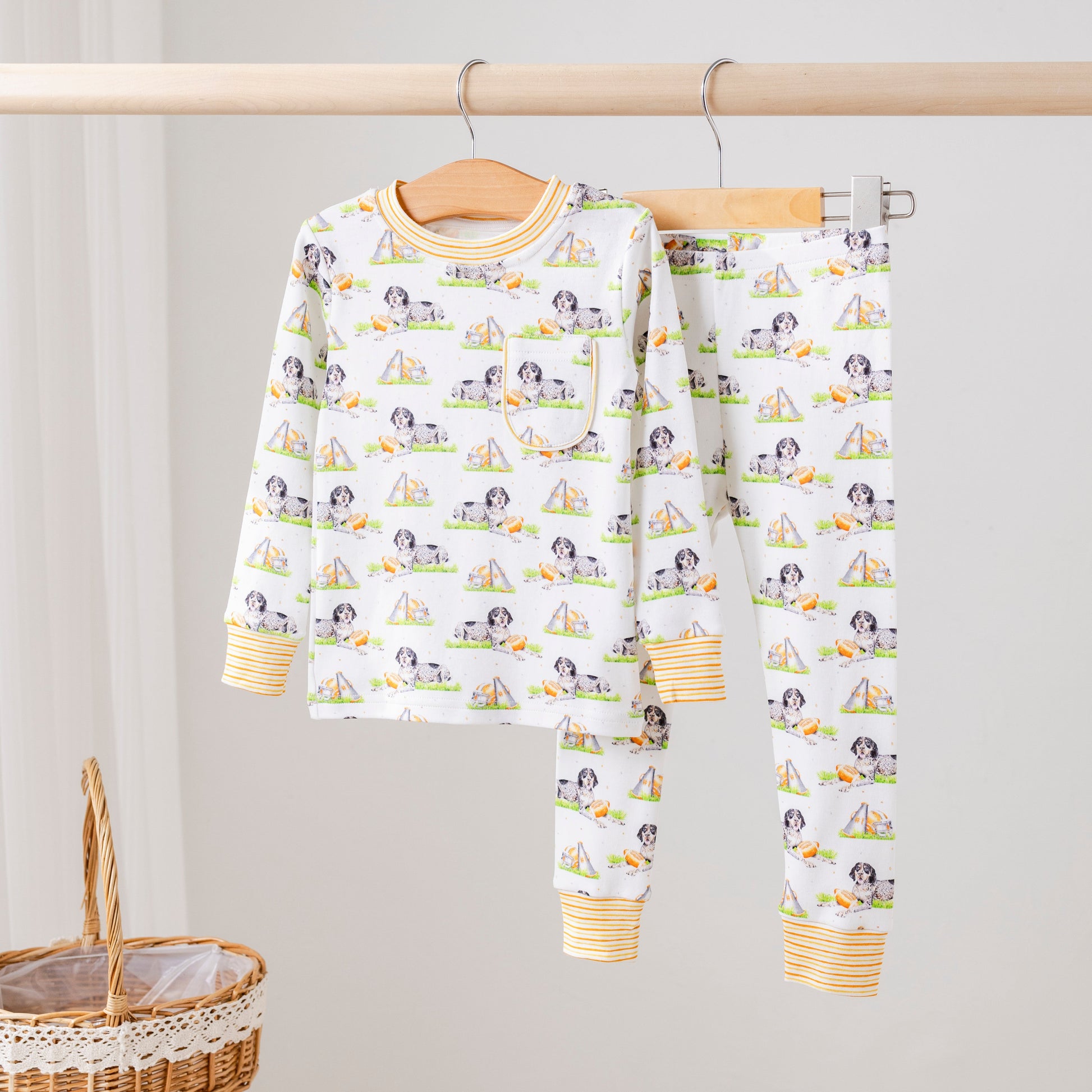 Mascot Mania in Tennessee Organic Cotton Kids Pajamas-Rogue Magnolia Custom Designs