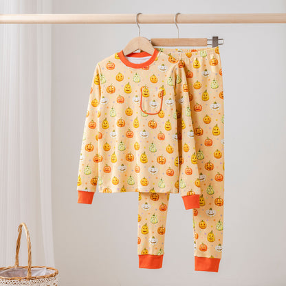 Pumpkin Pals Organic Cotton Kids Pajamas-Rogue Magnolia Custom Designs