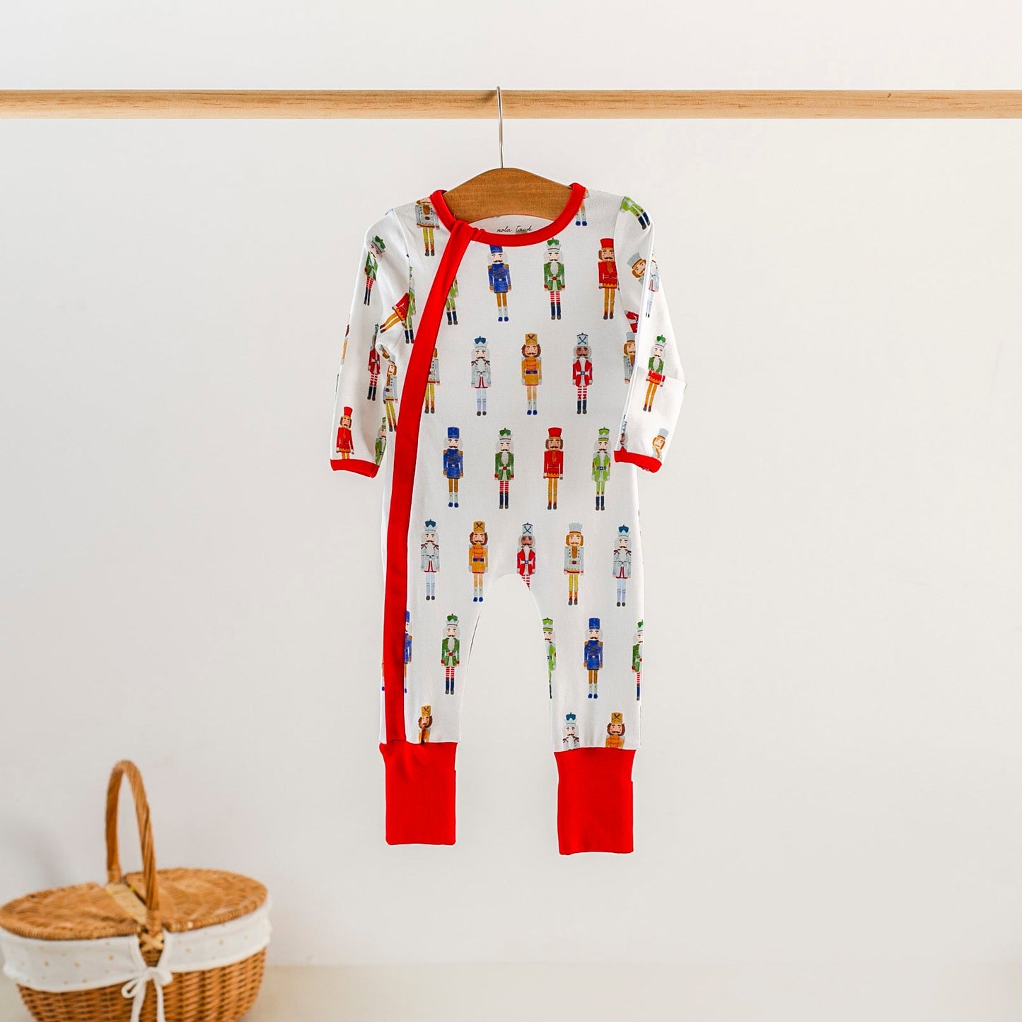Nutty or Nice Organic Cotton Pajama Set-Rogue Magnolia Custom Designs