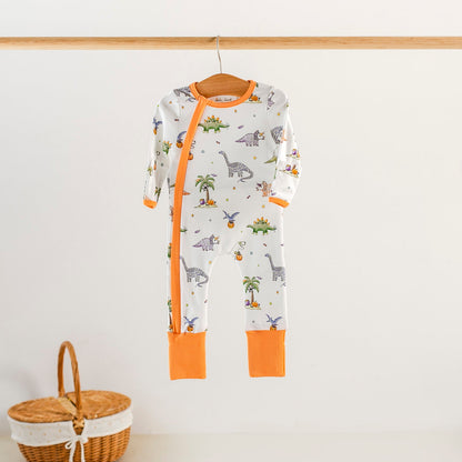 Trick RAWR Treat Halloween Organic Cotton Pajama Set-Rogue Magnolia Custom Designs