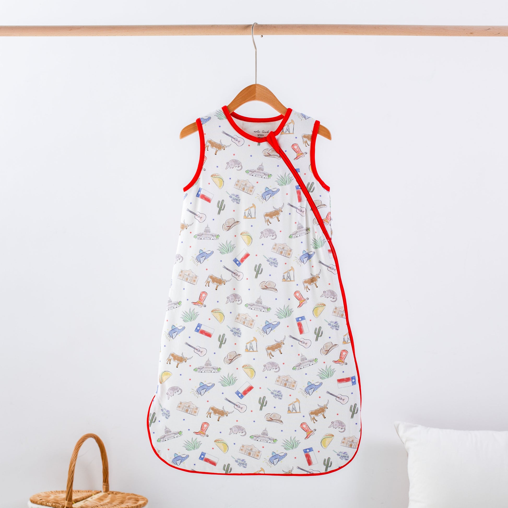 Texas Kids Sleep Sack for Babies-Rogue Magnolia Custom Designs