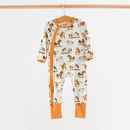 Saddle up Organic Cotton Kids Pajamas-Rogue Magnolia Custom Designs