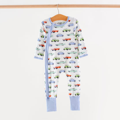 Vintage Road Trip Organic Cotton Kids Pajamas-Rogue Magnolia Custom Designs