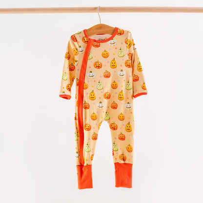 Pumpkin Pals Organic Cotton Kids Pajamas-Rogue Magnolia Custom Designs
