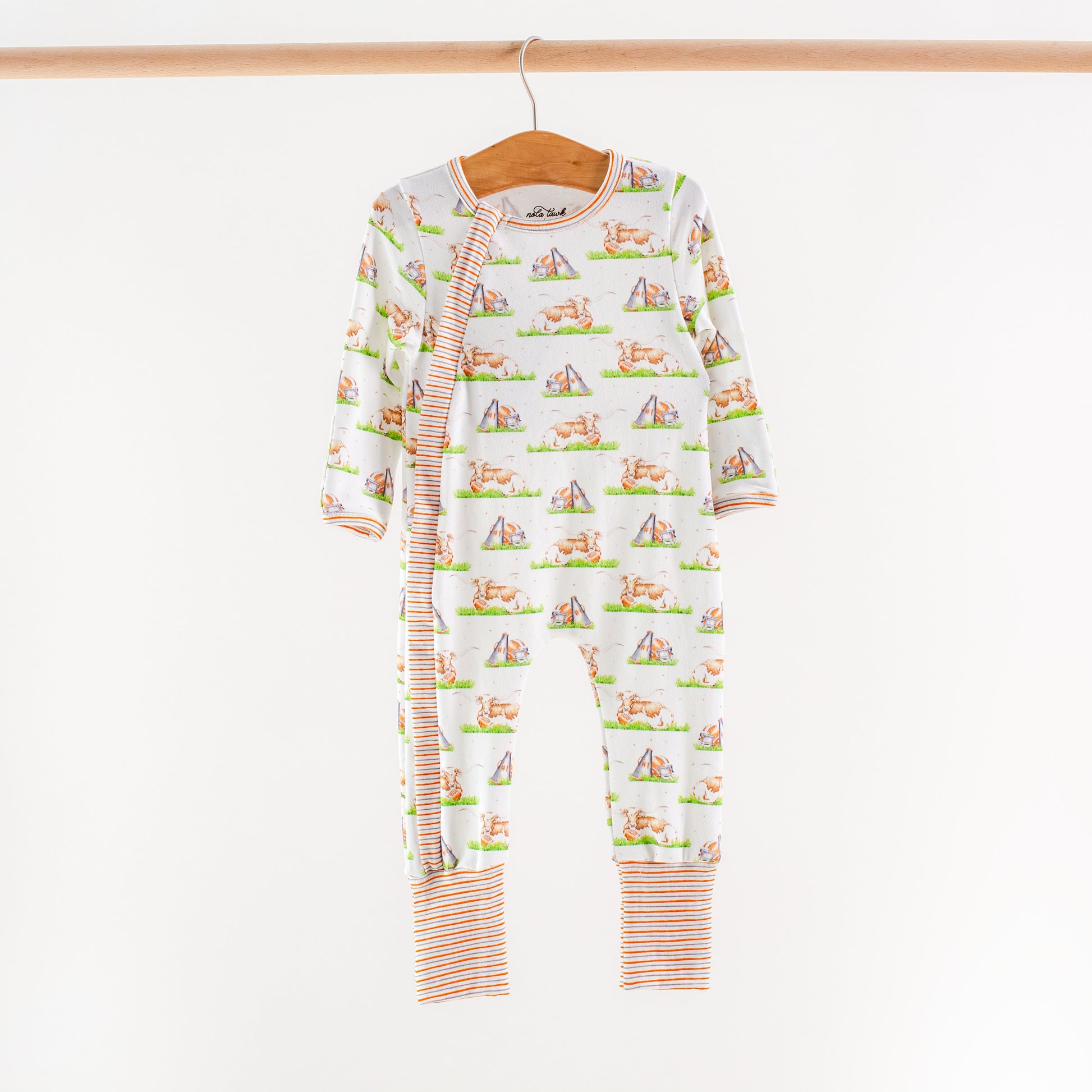 Mascot Mania in Texas Organic Cotton Kids Pajamas-Rogue Magnolia Custom Designs