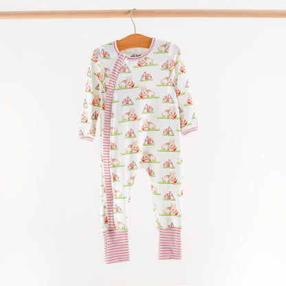 Mascot Mania in Arkansas Organic Cotton Kids Pajamas-Rogue Magnolia Custom Designs