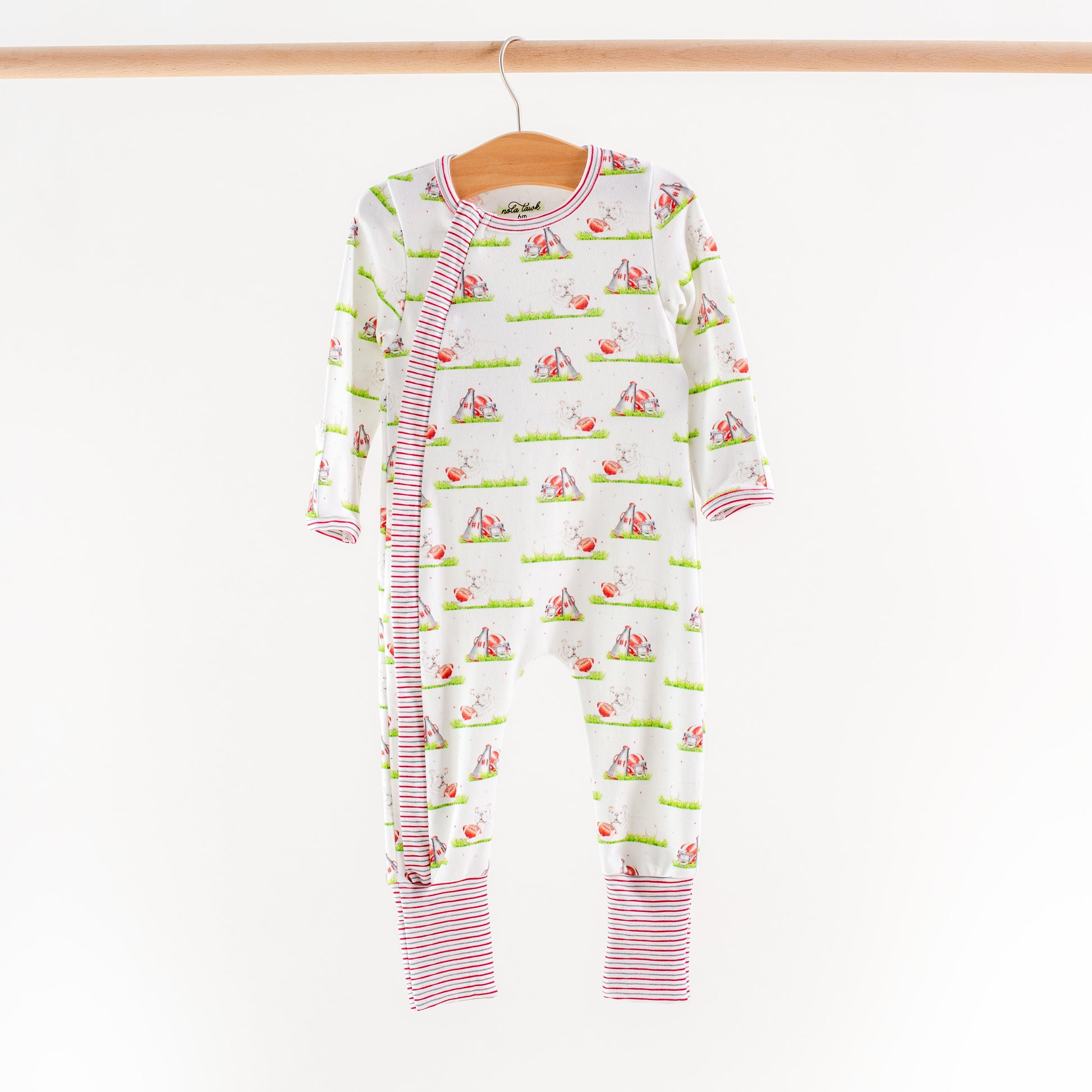 Mascot Mania in Georgia Organic Cotton Kids Pajamas-Rogue Magnolia Custom Designs