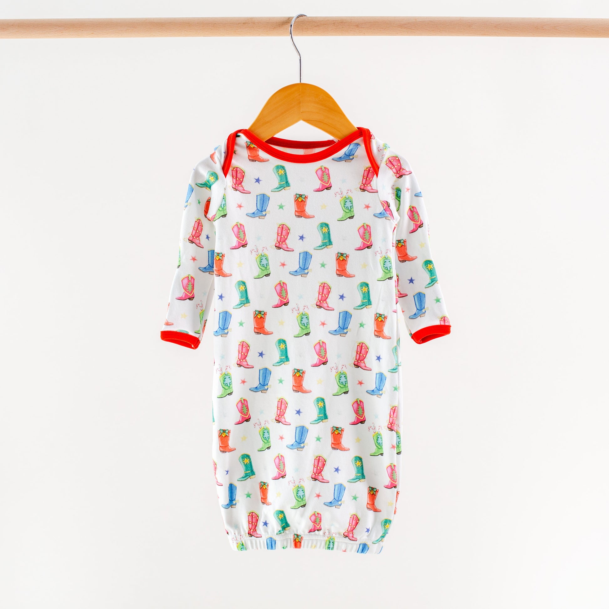 Jingle Boots Organic Cotton Kids Pajamas-Rogue Magnolia Custom Designs