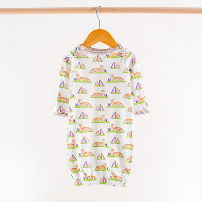 Mascot Mania in Auburn Organic Cotton Kids Pajamas-Rogue Magnolia Custom Designs
