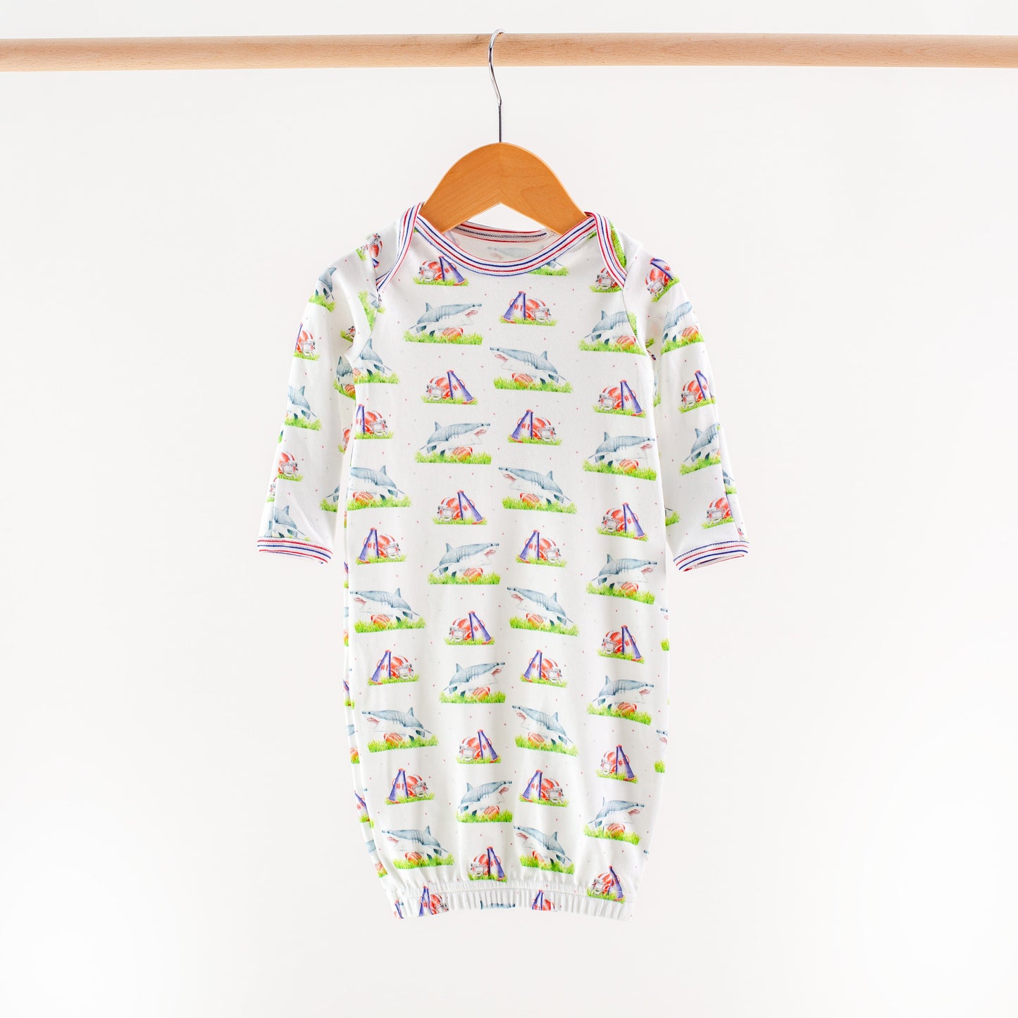 Mascot Mania in Ole Miss Organic Cotton Kids Pajamas-Rogue Magnolia Custom Designs