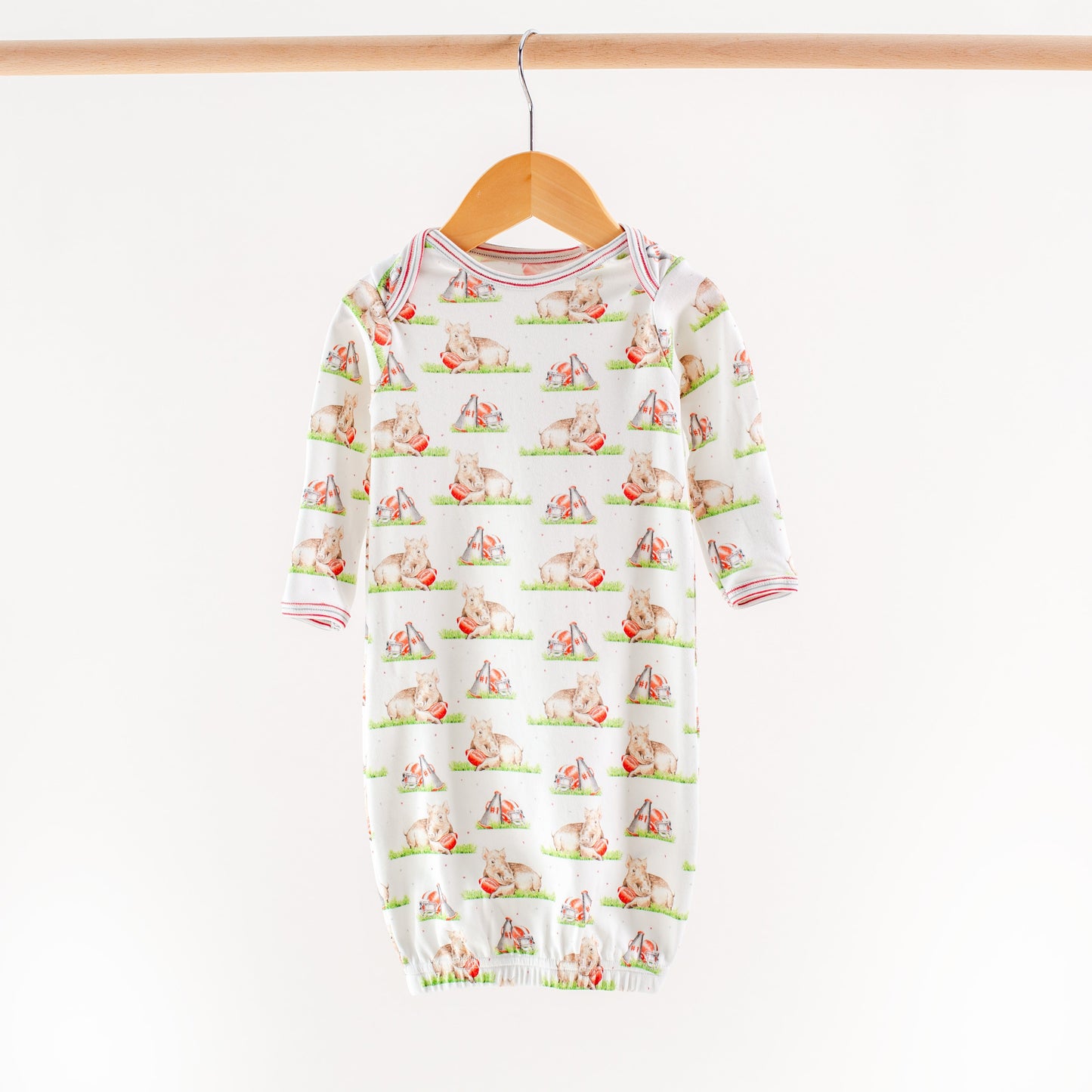 Mascot Mania in Arkansas Organic Cotton Kids Pajamas-Rogue Magnolia Custom Designs