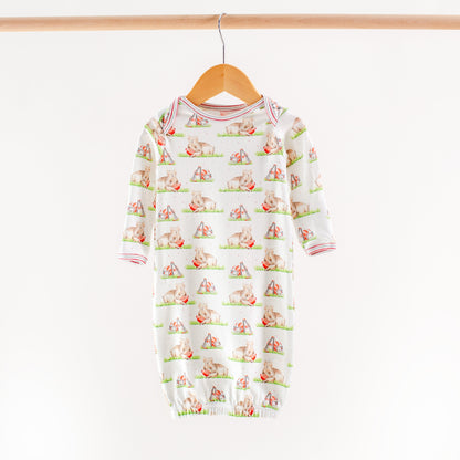 Mascot Mania in Arkansas Organic Cotton Kids Pajamas-Rogue Magnolia Custom Designs