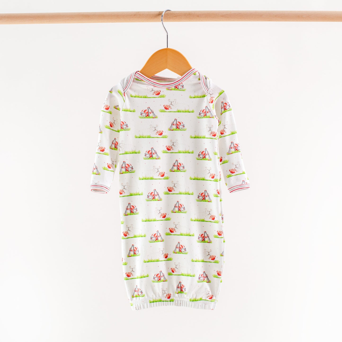 Mascot Mania in Georgia Organic Cotton Kids Pajamas-Rogue Magnolia Custom Designs