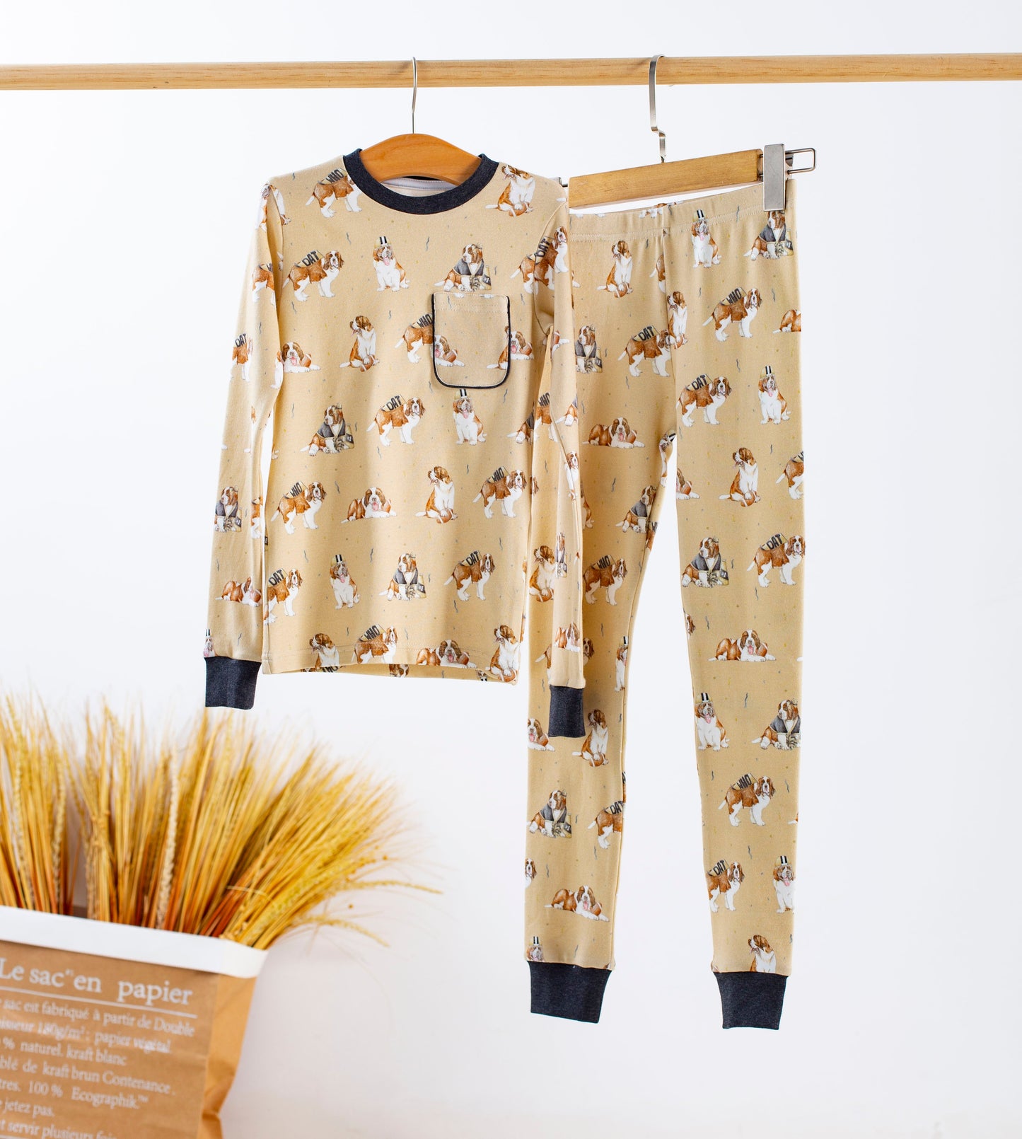 MVP: Louisiana Saints Organic Cotton Pajama Set-Rogue Magnolia Custom Designs