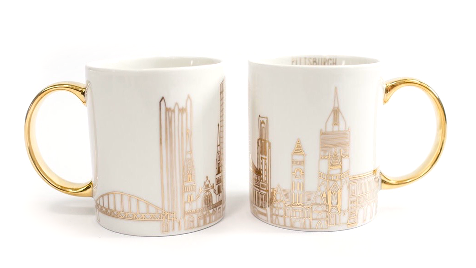 Pittsburgh Skyline Mug-Rogue Magnolia Custom Designs