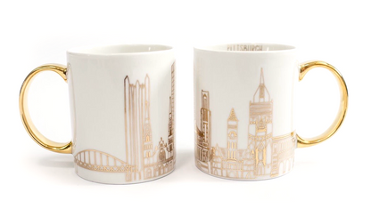 Pittsburgh Skyline Mug-Rogue Magnolia Custom Designs