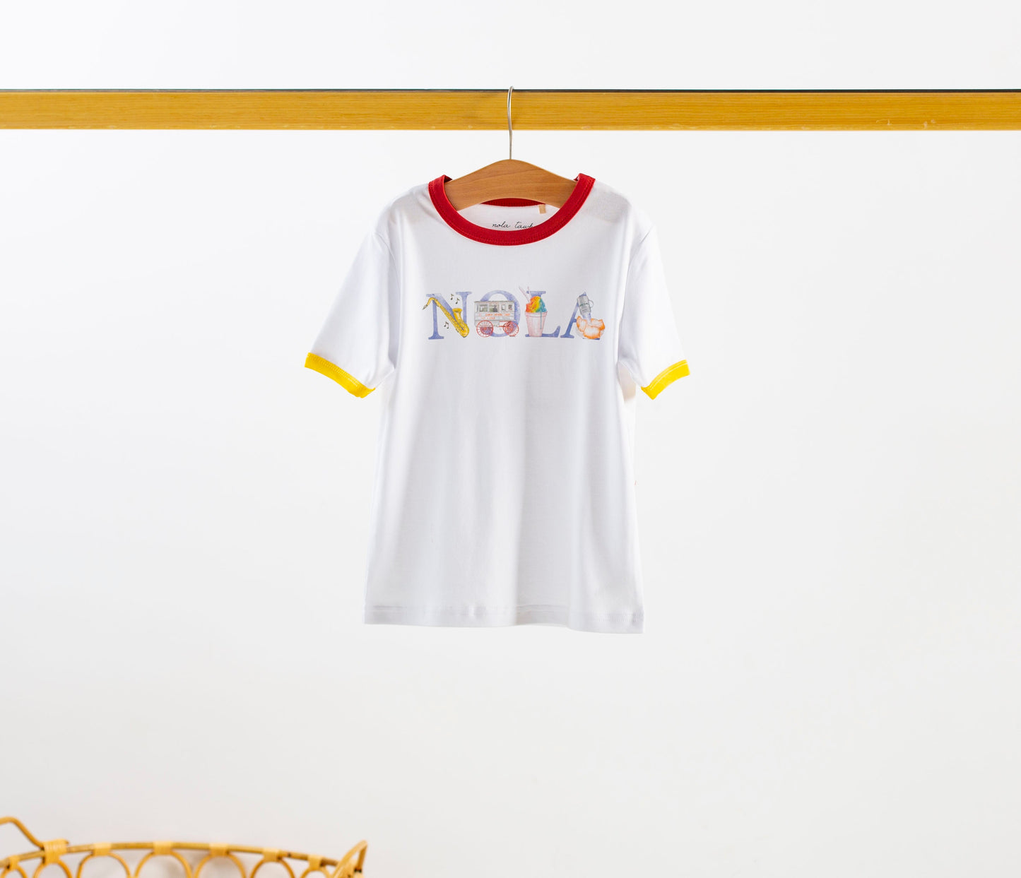Little NOLA Organic Cotton Tee-Rogue Magnolia Custom Designs