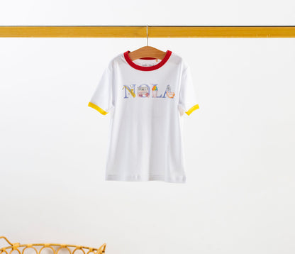 Little NOLA Organic Cotton Tee-Rogue Magnolia Custom Designs