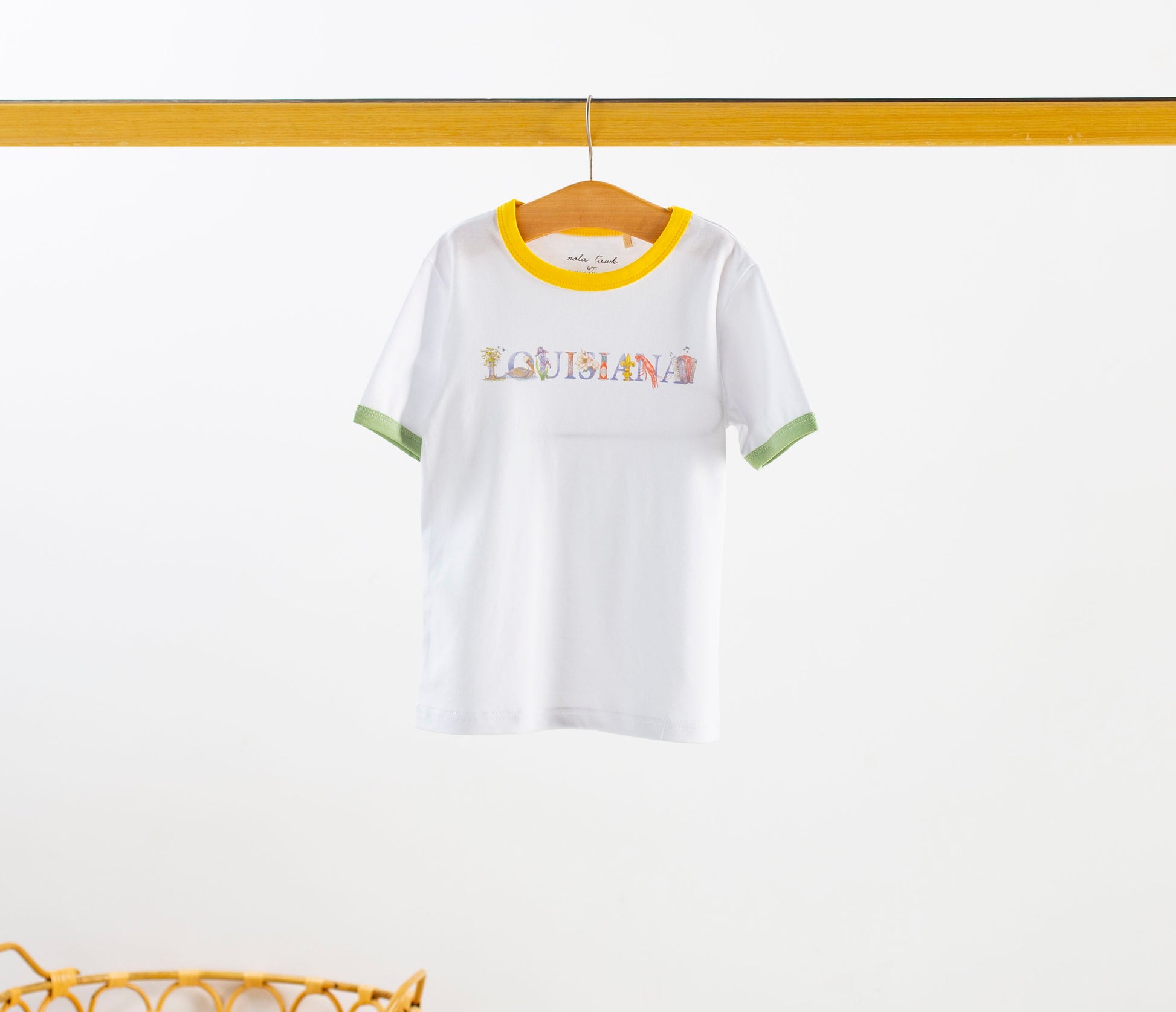 Lil' Louisiana Organic Cotton Tee-Rogue Magnolia Custom Designs
