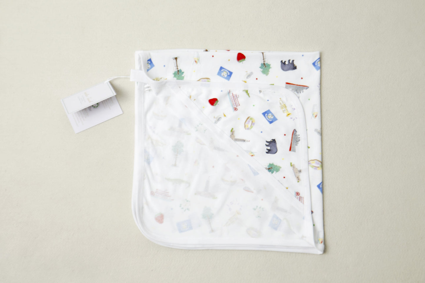 Louisiana Kids Cotton Baby Blanket-Rogue Magnolia Custom Designs