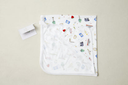 Louisiana Kids Cotton Baby Blanket-Rogue Magnolia Custom Designs