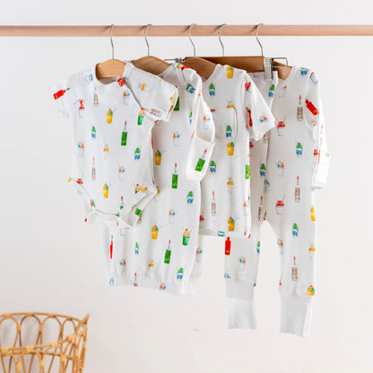 Sugar, Ice, & Everything Nice Organic Cotton Pajama Set-Rogue Magnolia Custom Designs