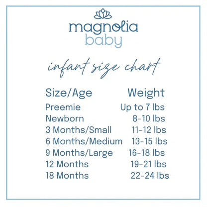 Magnolia Baby Blue Footie