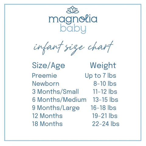 Magnolia Baby Simply Solids Zipper Footie
