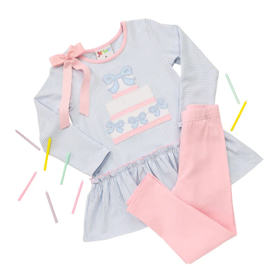 Bow Cake Pants Set