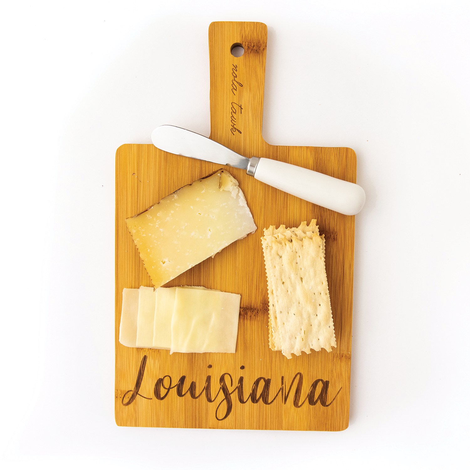 Louisiana Bamboo Cutting Board-Rogue Magnolia Custom Designs