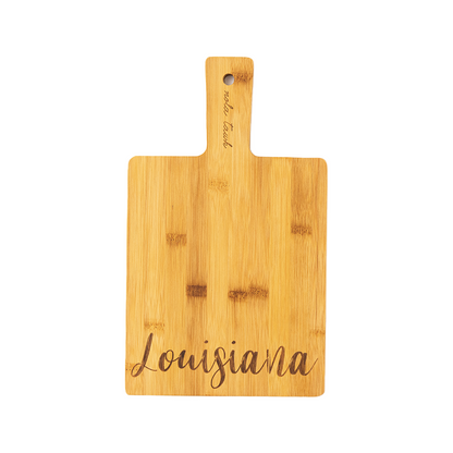 Louisiana Bamboo Cutting Board-Rogue Magnolia Custom Designs