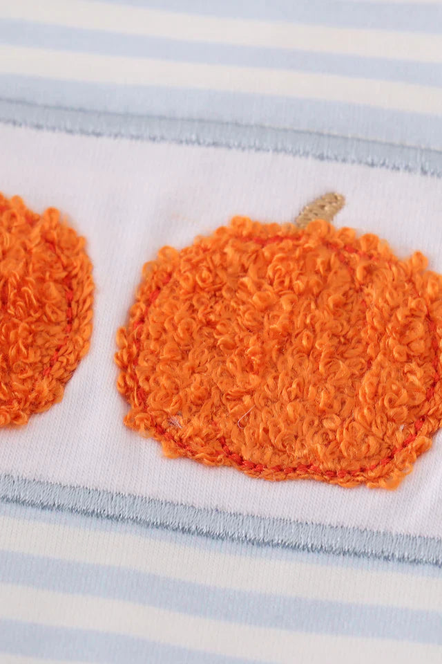 Pumpkin French Knot Boy Bubble – Boutique Baby Boy Fall Outfit