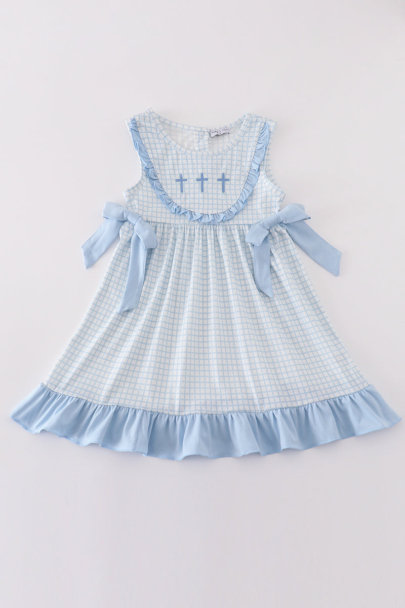 Cross Embroidery Dress