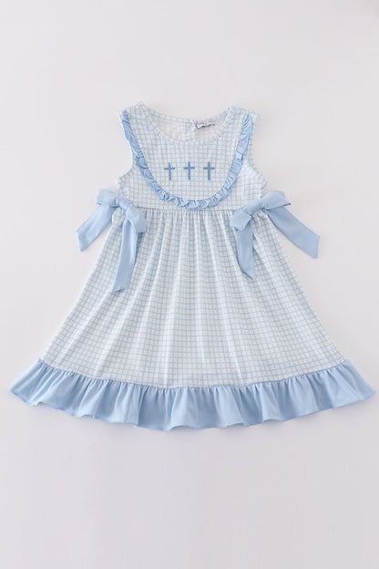 Cross Embroidery Dress