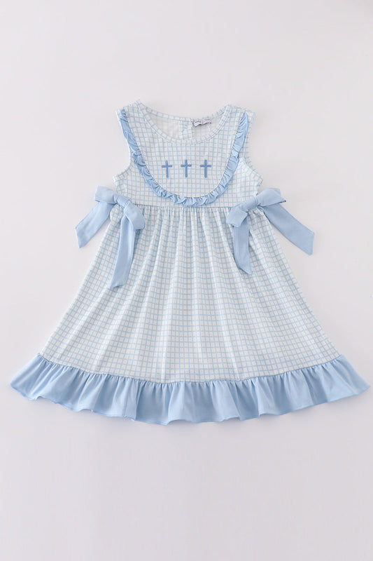 Cross Embroidery Dress