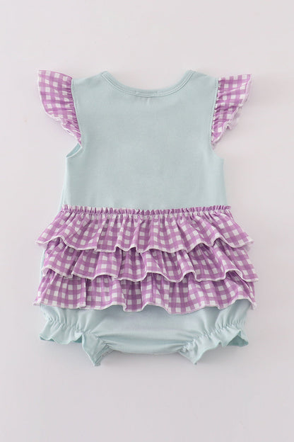 Bunny Applique Ruffle Bubble