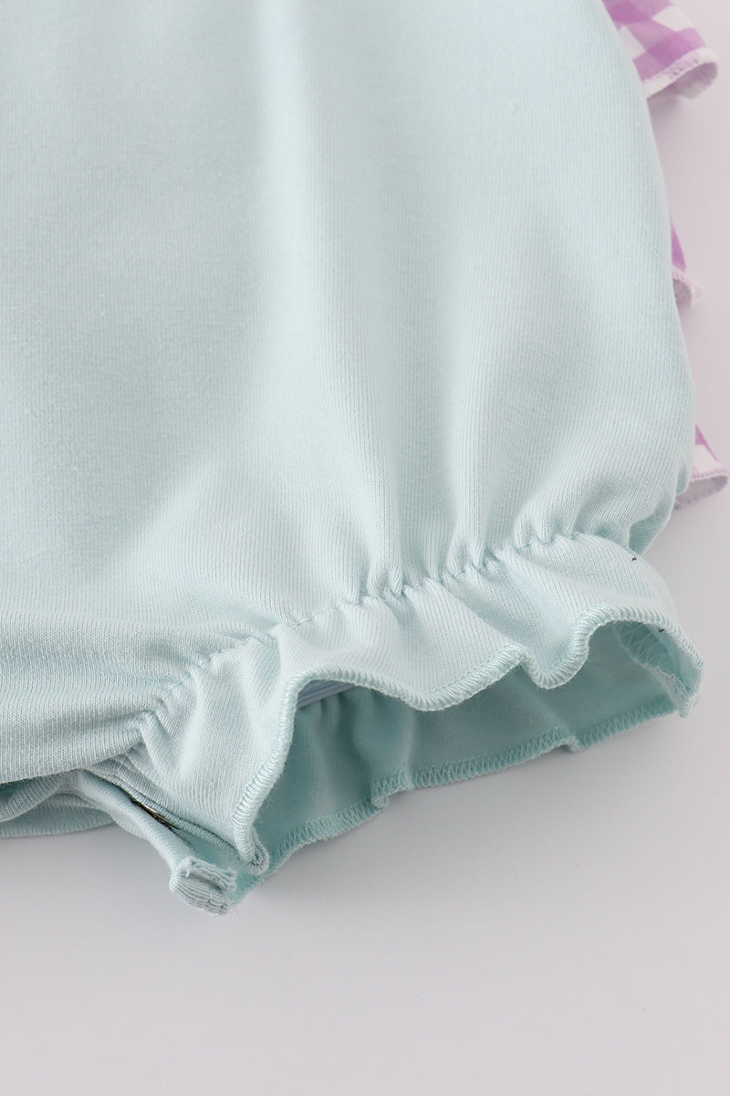 Bunny Applique Ruffle Bubble