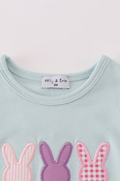 Bunny Applique Ruffle Bubble