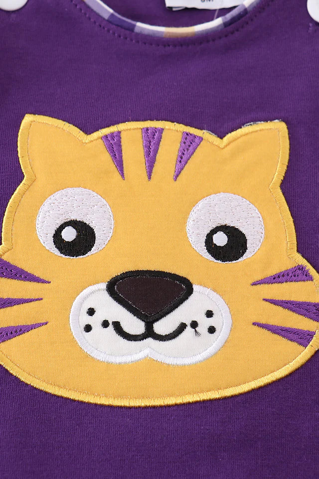 LSU Tiger Applique Bubble