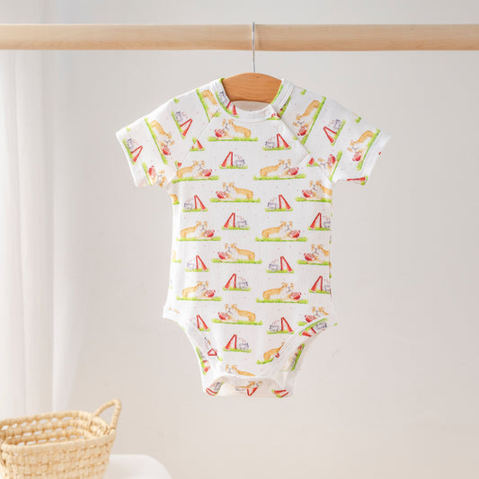 Mascot Mania in Mississippi Organic Cotton Onesie-Rogue Magnolia Custom Designs