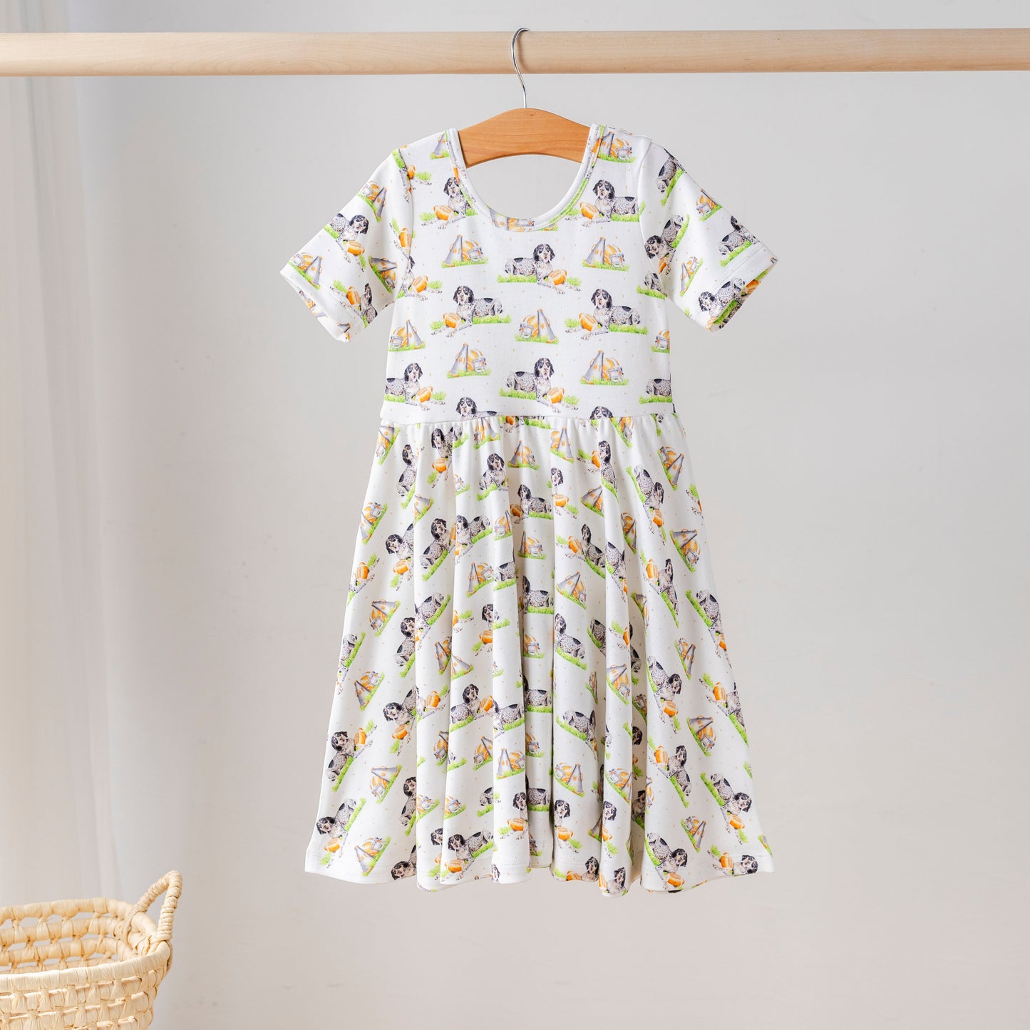 Mascot Mania in Tennessee Organic Cotton Dress for Kids-Rogue Magnolia Custom Designs