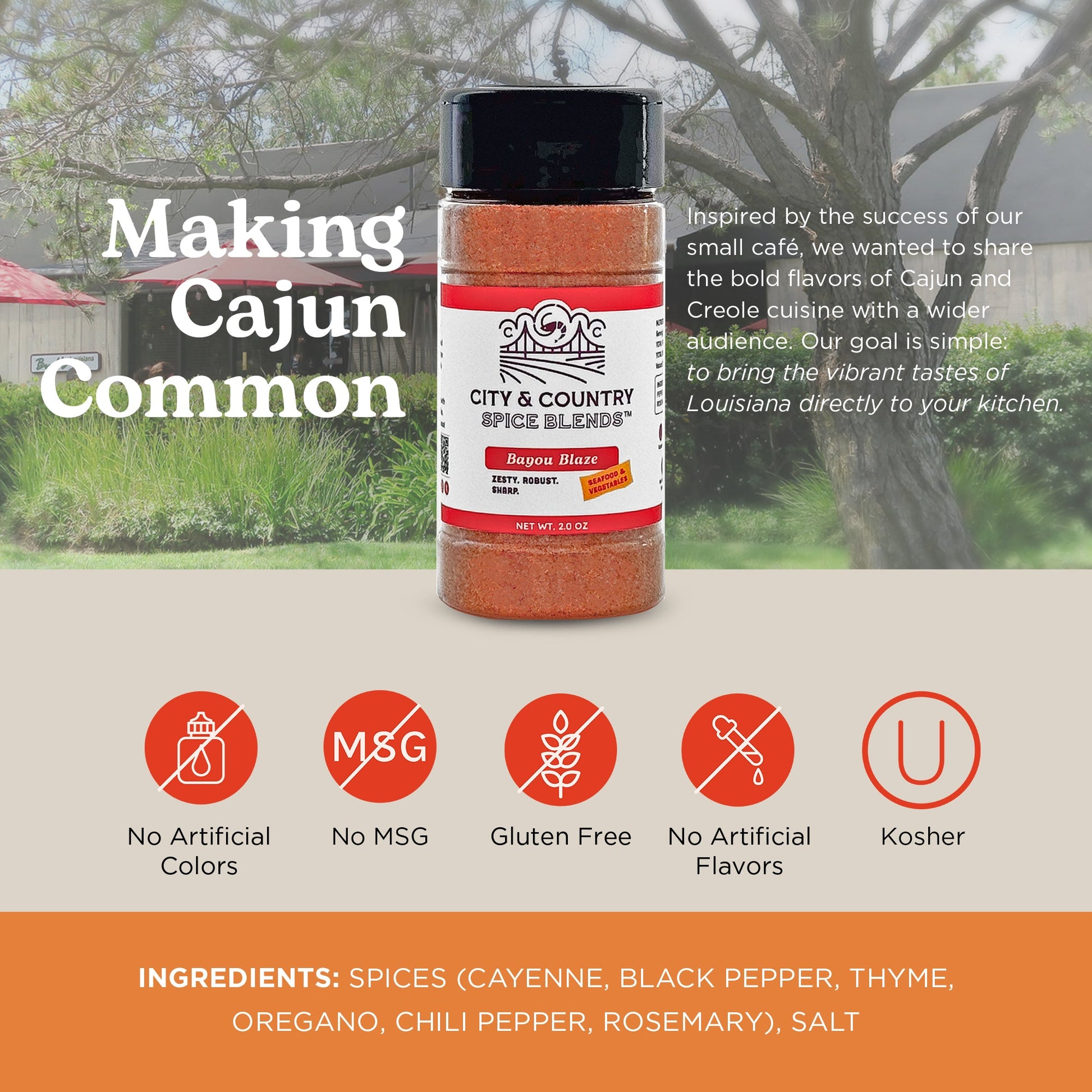 Bayou Blaze Cajun Seasoning-Rogue Magnolia Custom Designs