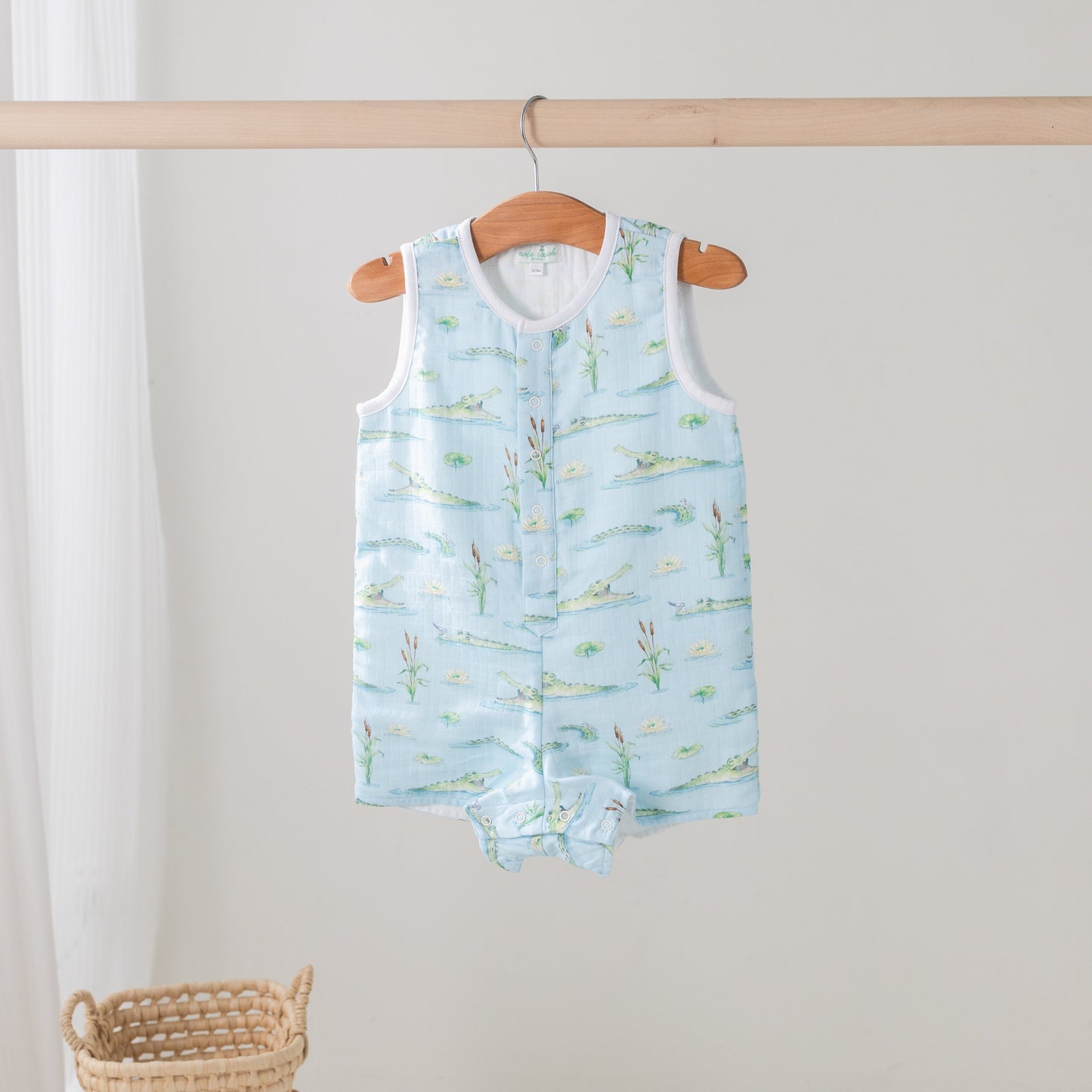 Gator Games Organic Muslin Shortall-Rogue Magnolia Custom Designs