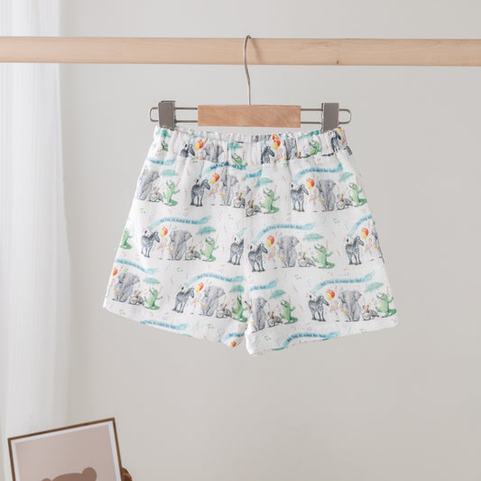 And They All Asked for You Organic Muslin Shorts-Rogue Magnolia Custom Designs