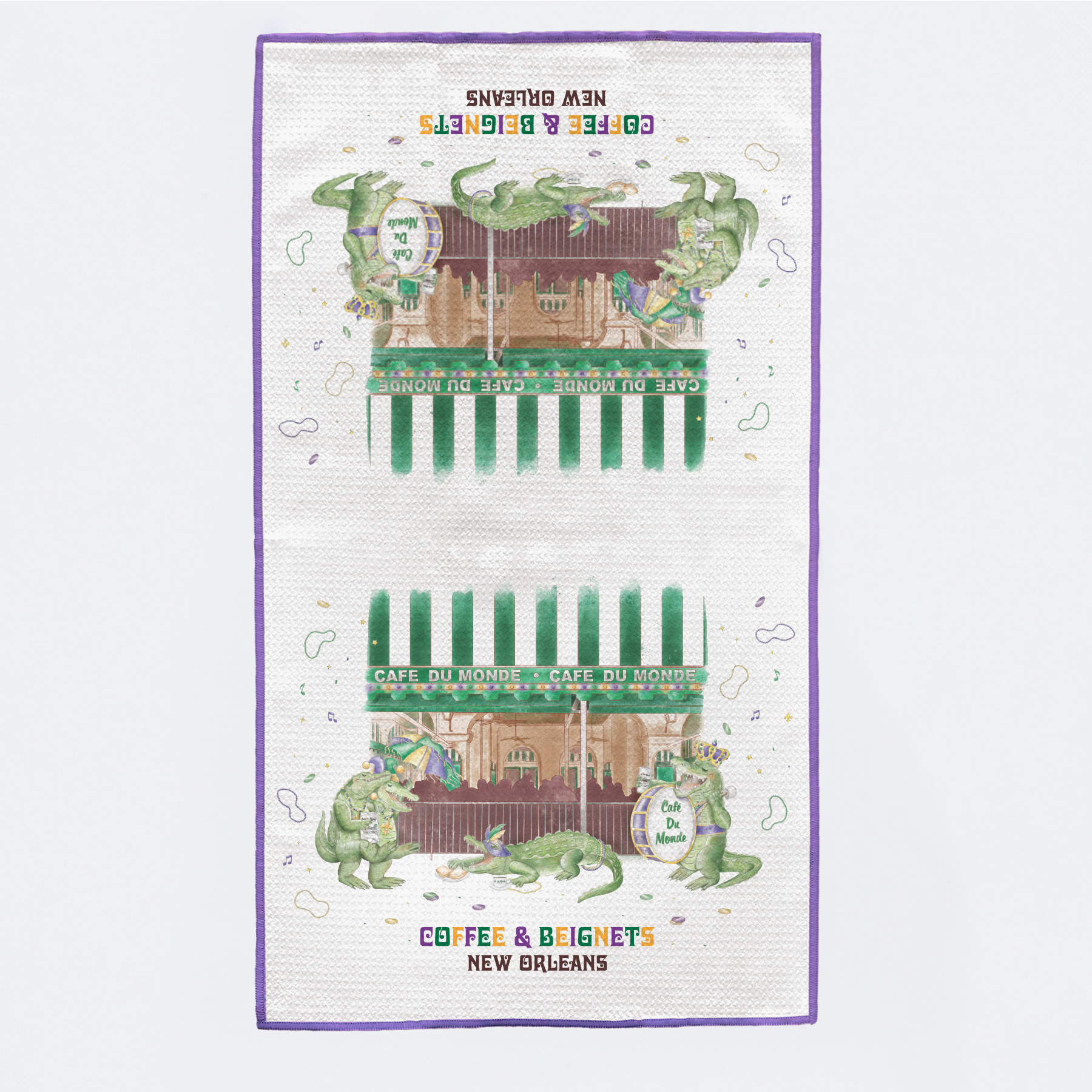 Breakfast with the Gators Kitchen Towel-Rogue Magnolia Custom Designs