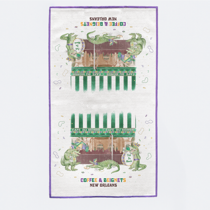 Breakfast with the Gators Kitchen Towel-Rogue Magnolia Custom Designs