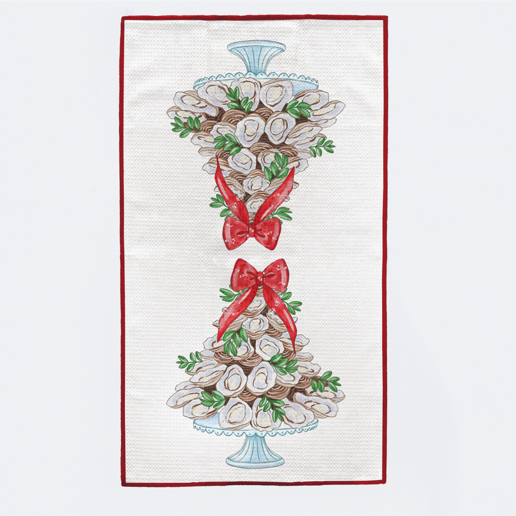 Oyster Tree Kitchen Towel-Rogue Magnolia Custom Designs