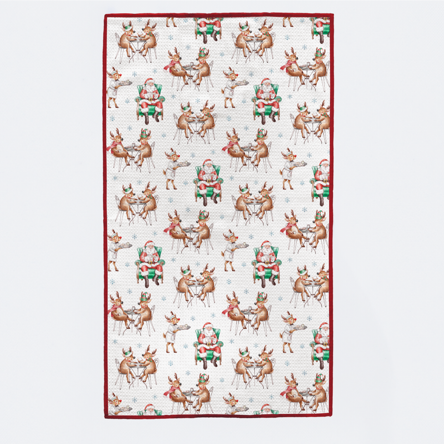 Breakfast with Santa Kitchen Towel-Rogue Magnolia Custom Designs